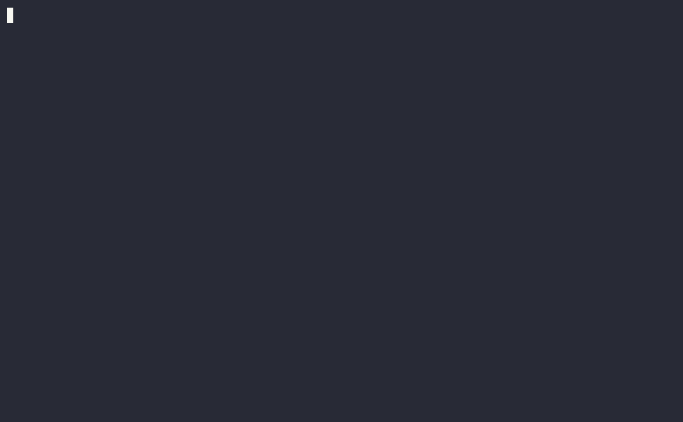 A terminal session that grants a token, checks allowed and denied requests, and verifies the audit log